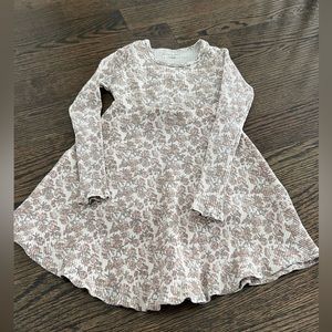 Floral ribbed two piece skirt and long sleeve tee - this runs small and fitted